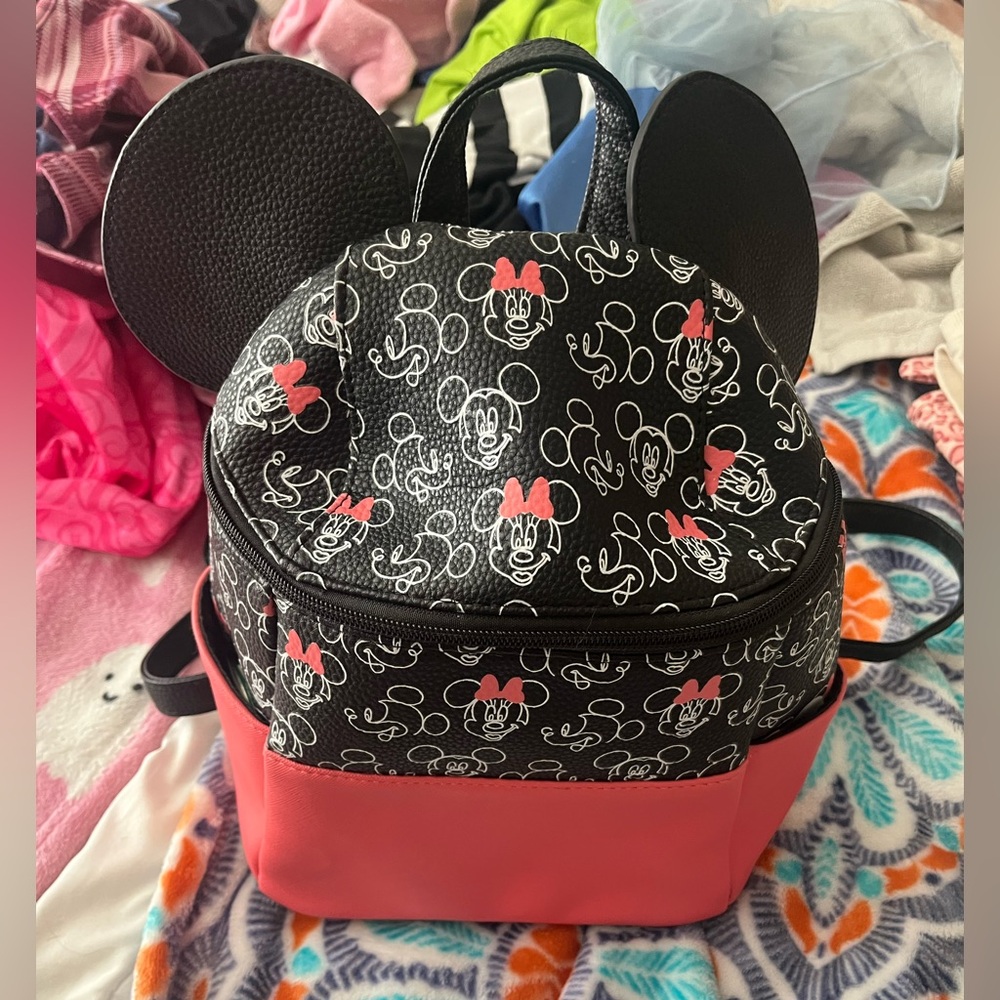 Minnie and Mickey backpack